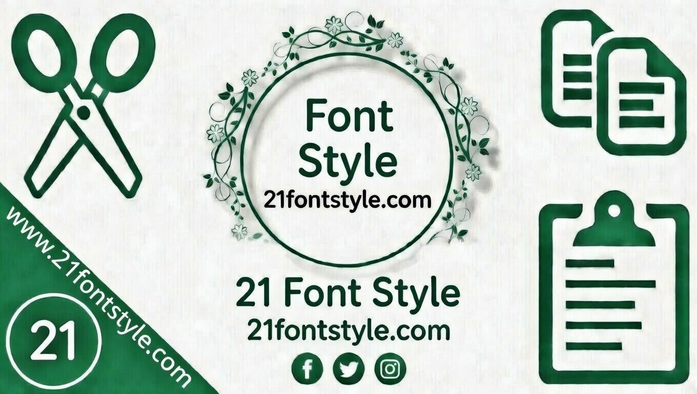 21fontsyle.com website featured image